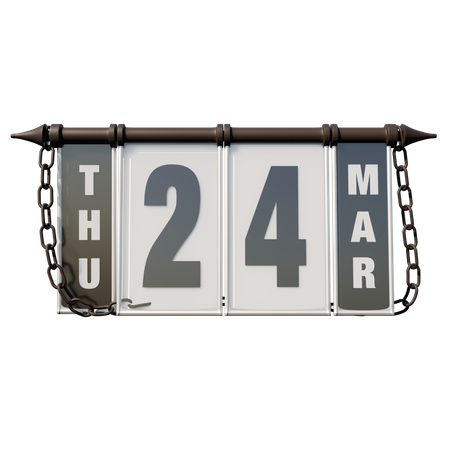 March 24, 2022 Thu  3D Icon