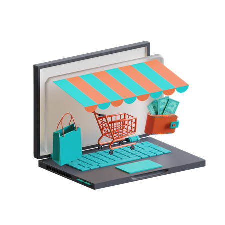 Marché  3D Icon
