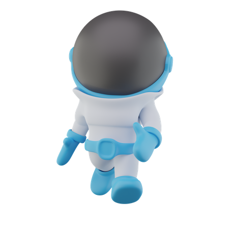 Astronaute qui marche  3D Icon