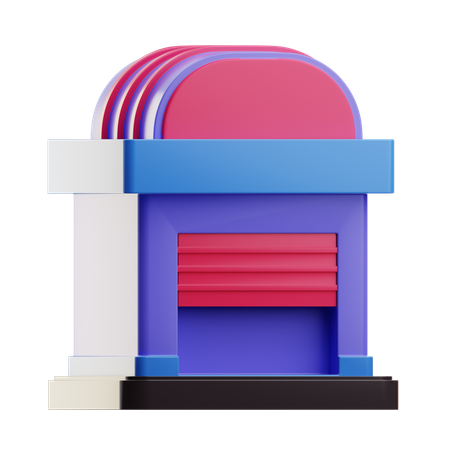 Distributeur de marché  3D Icon