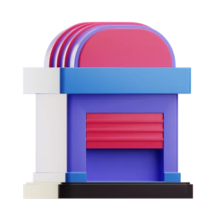 Distributeur de marché  3D Icon