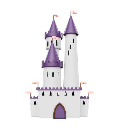 Märchenschloss  3D Illustration