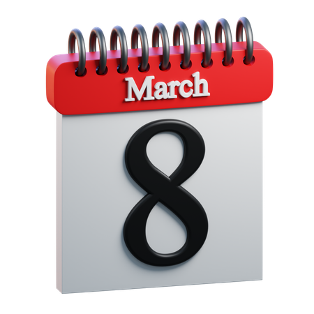 8 de março  3D Icon