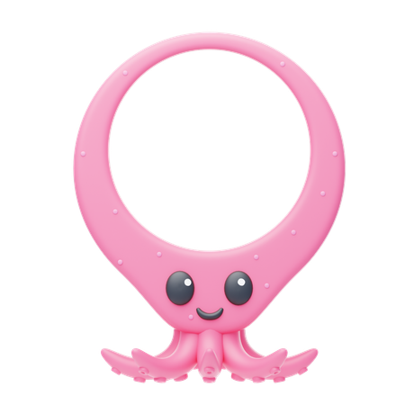 Marco animal con forma de pulpo  3D Icon