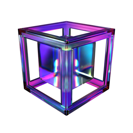 Marco de cubo  3D Icon