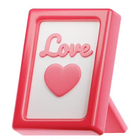 Marco de amor  3D Icon