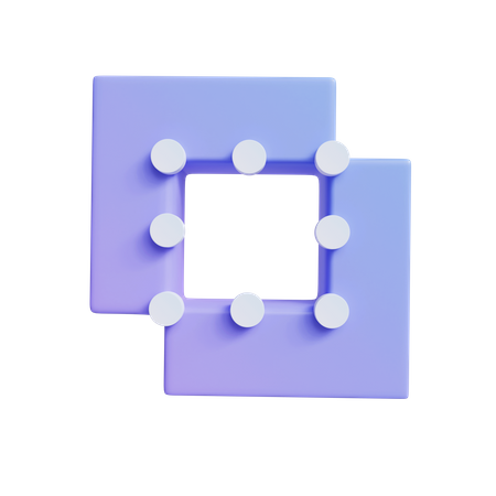 Herramientas de recorte de marco  3D Icon