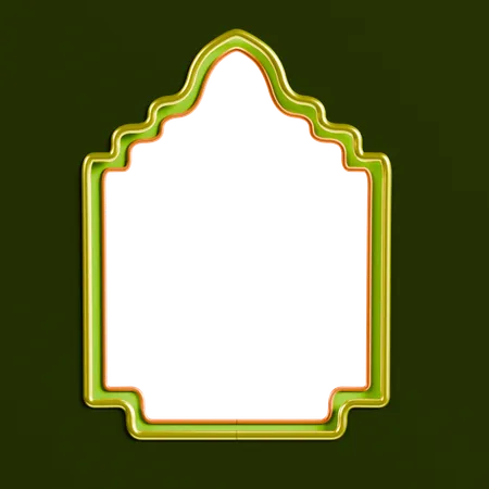 Marco de la mezquita  3D Icon