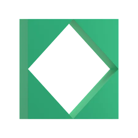 Marco triangular  3D Icon