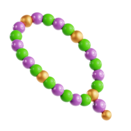 Karneval Halskette  3D Icon