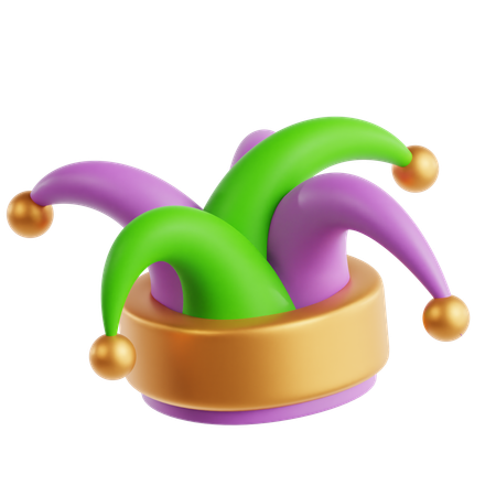 Mardi Gras Hat  3D Icon