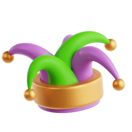 Mardi Gras Hat  3D Icon