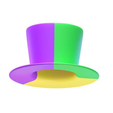 Mardi Gras Hat  3D Icon