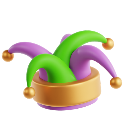 Karneval-Hut  3D Icon