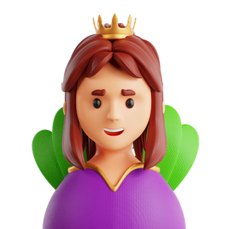 Mardi Gras Queen  3D Icon