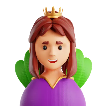 Mardi Gras Queen  3D Icon