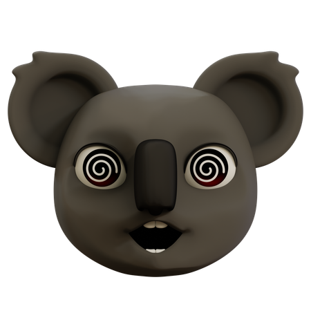 Emoji koala mareado  3D Icon