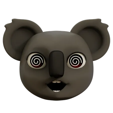 Emoji koala mareado  3D Icon