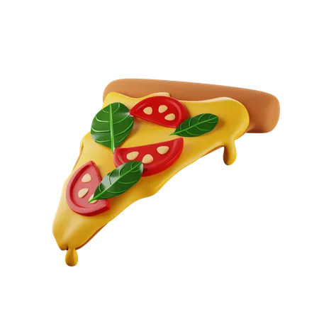 Margarita Pizza  3D Icon