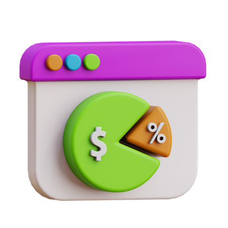 Margin  3D Icon