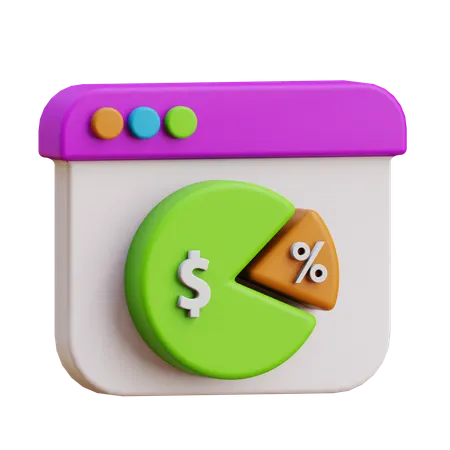 Margin  3D Icon