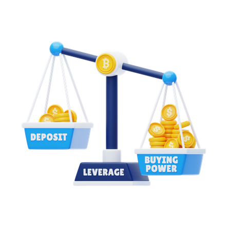 Margin Trading  3D Icon