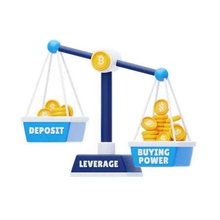 Margin Trading  3D Icon