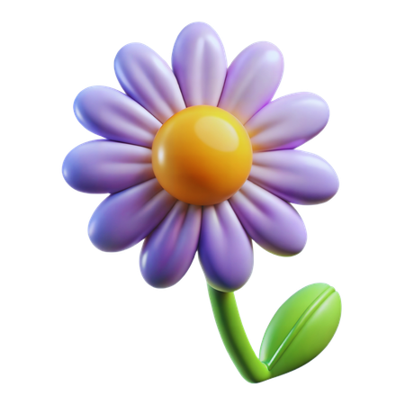 Une marguerite  3D Icon