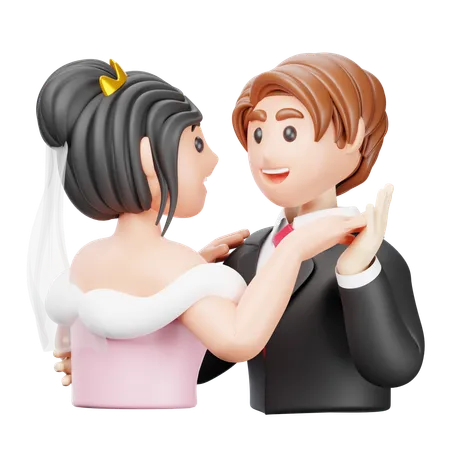 Danse de mariage  3D Icon