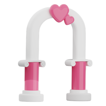 Porte de mariage  3D Icon