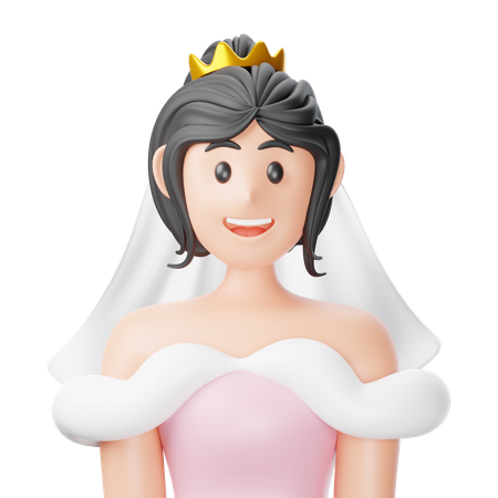 Mariée  3D Icon