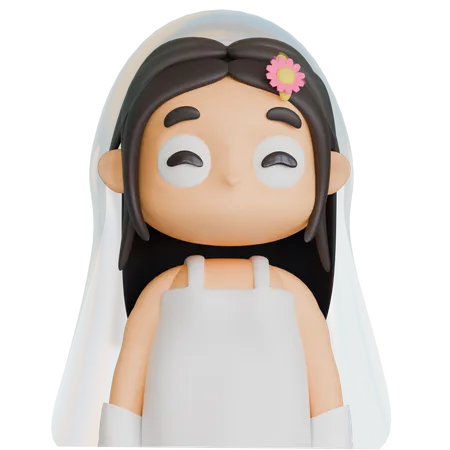 Mariée  3D Icon