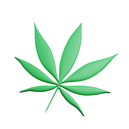 Marijuana  3D Illustration