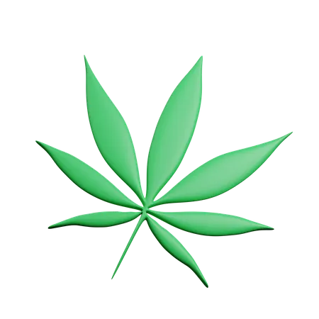 Marijuana  3D Illustration