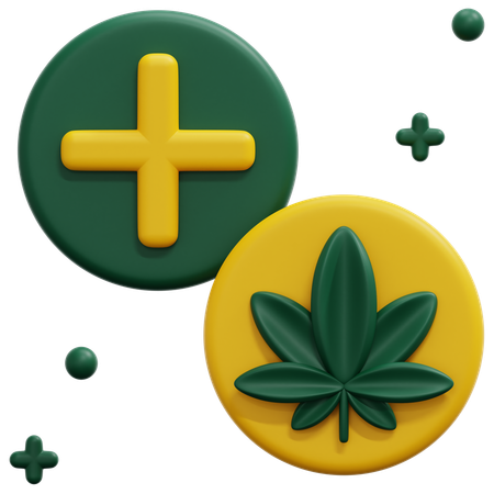 Marijuana  3D Icon