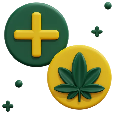 Marijuana  3D Icon