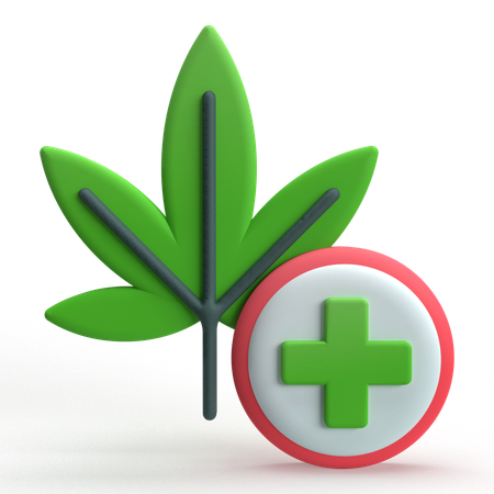 Marijuana  3D Icon