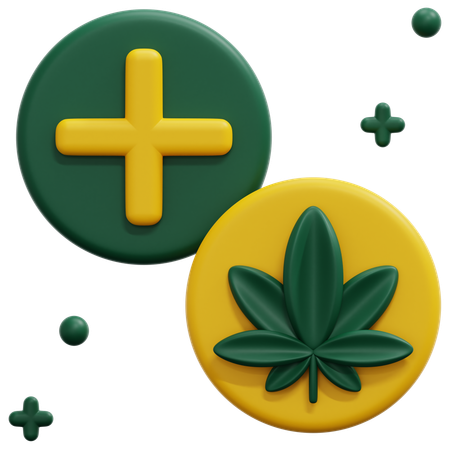 Marijuana  3D Icon
