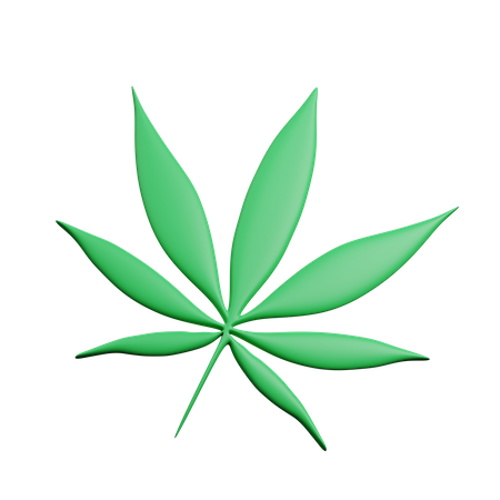 Marijuana 3D Illustration