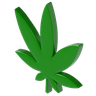 cannabis 3d logos