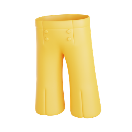 Pantalon femme marin  3D Icon