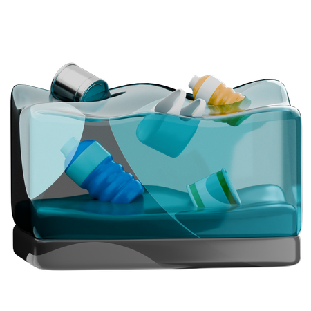 Marine Pollution  3D Icon