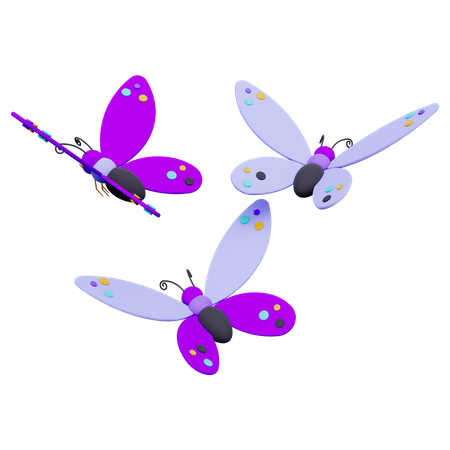 Mariposas  3D Icon