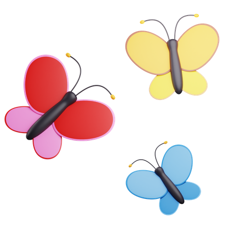 Mariposas  3D Icon