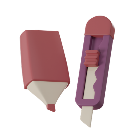 Marker And Cutter  3D Icon