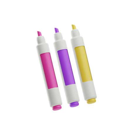 Markers  3D Icon