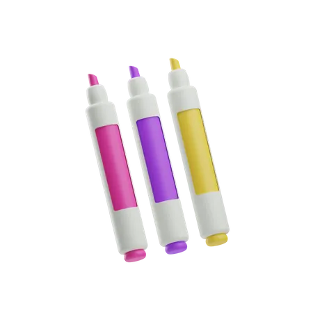 Markers  3D Icon