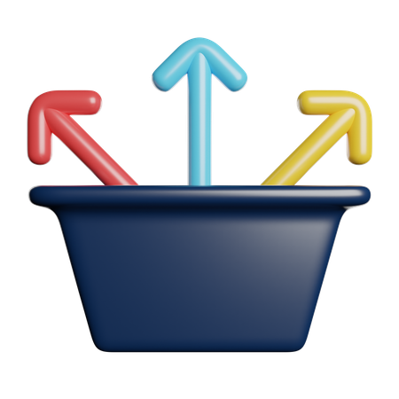 시장  3D Icon