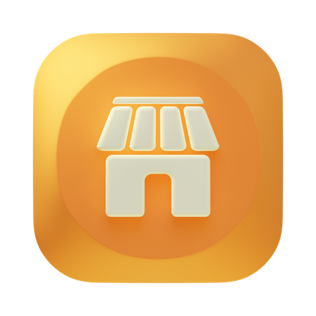 Market  3D Icon