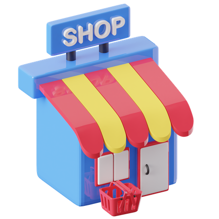 Market  3D Icon